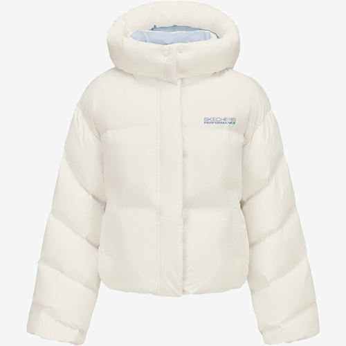 Skechers斯凯奇正品女防风防水保暖短款羽绒服P425W093-0074