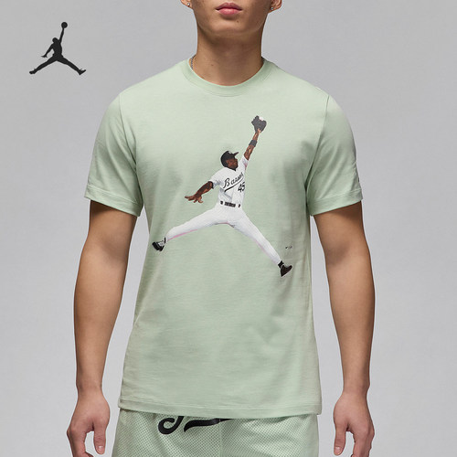 Nike/耐克正品JORDAN男士圆领休闲针织透气短袖T恤FN5991-005