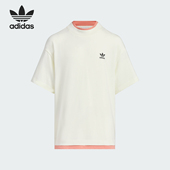 阿迪达斯正品 三叶草JK GFX Adidas TEE大童印花短袖 JI9834