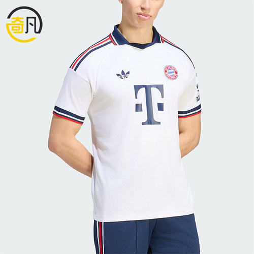 Adidas/阿迪达斯正品男士时尚透气运动透气足球短袖T恤JZ3069
