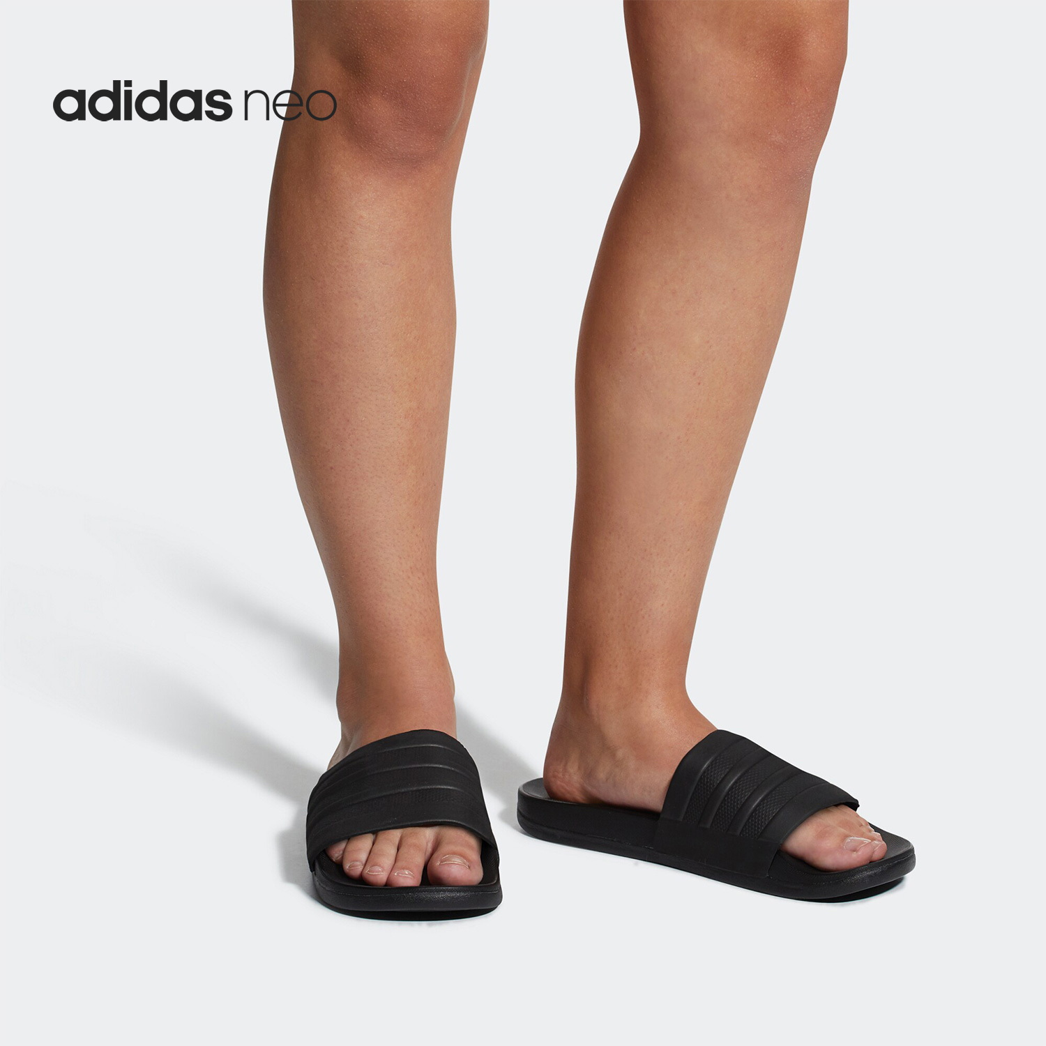 阿迪达斯正品女子运动拖鞋