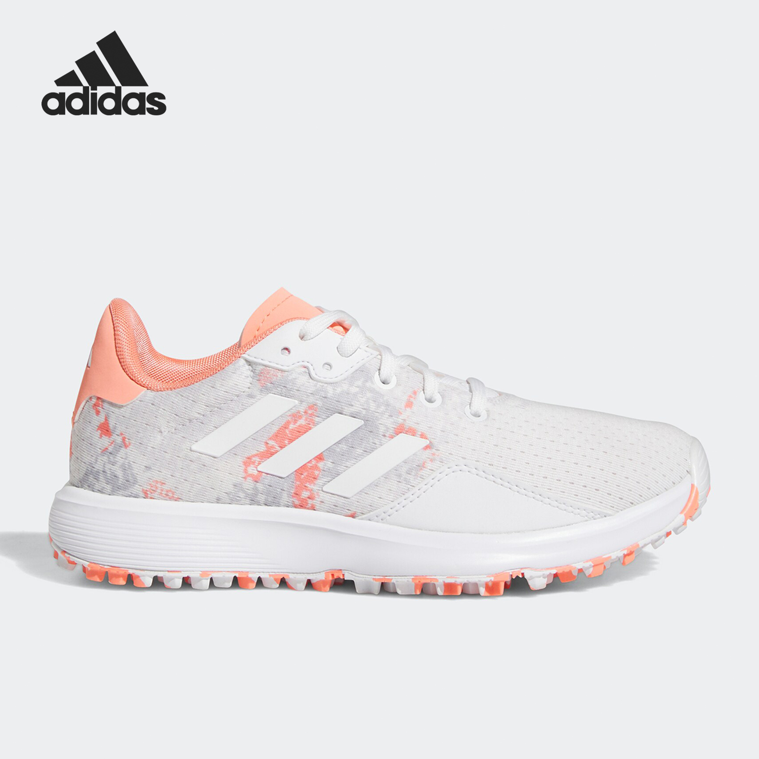 Adidas/阿迪达斯正品春季新款大童透气无钉高尔夫球鞋GV9443
