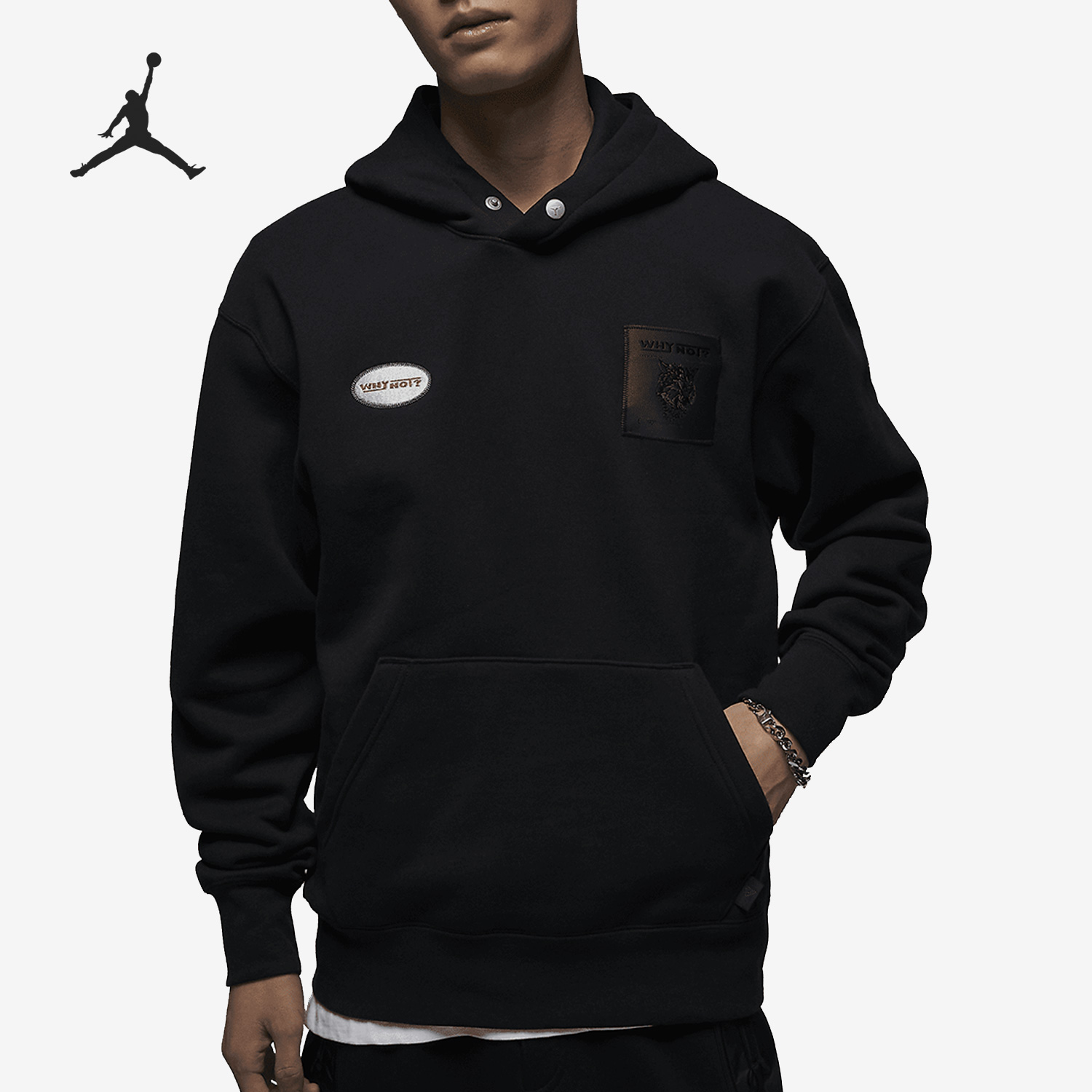 Nike/耐克 正品Jordan新款男子加绒连帽运动卫衣DX0597-010