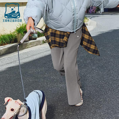 Adidas/阿迪达斯正品三叶草女士运动双面针织日常休闲长裤KS5983