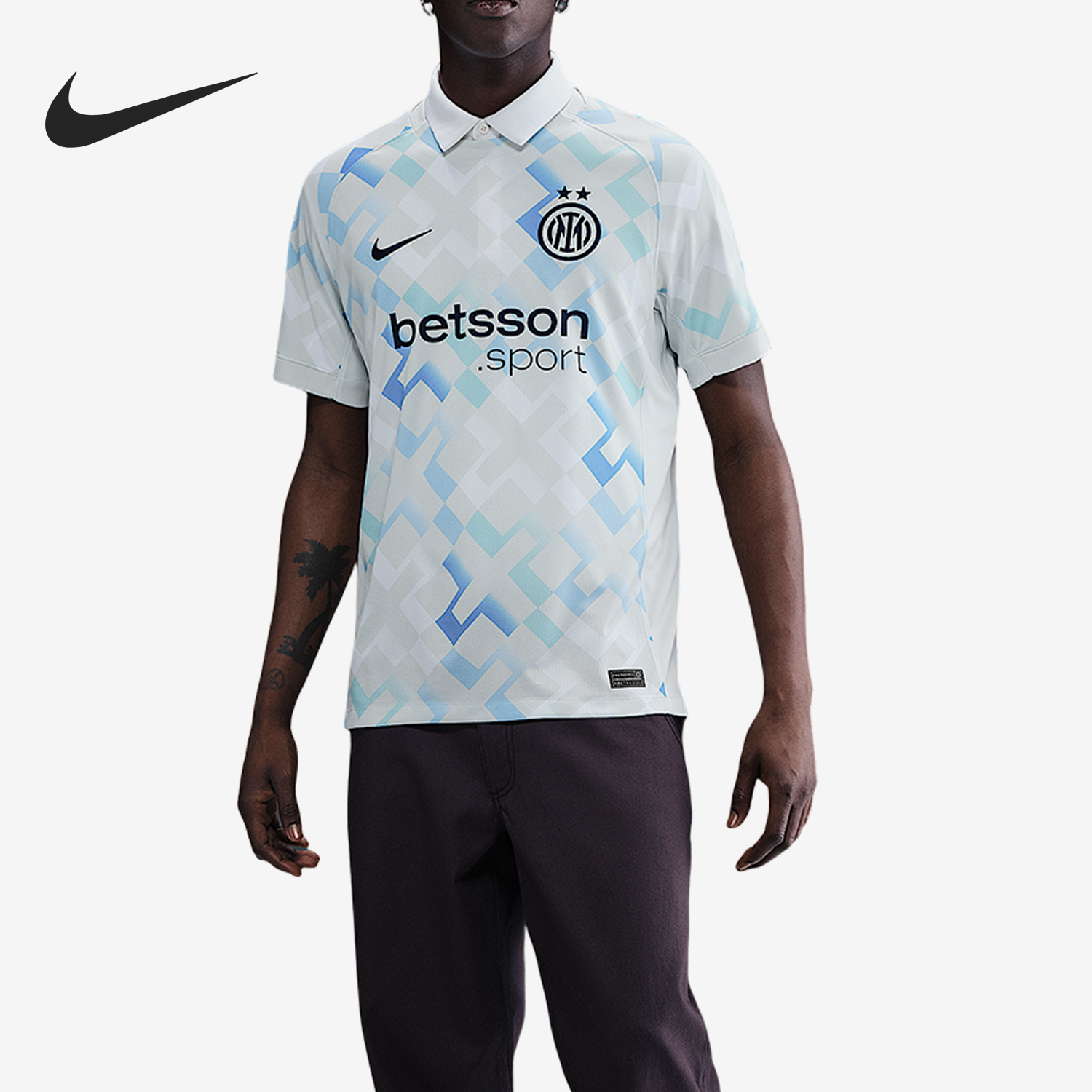 Nike/耐克正品Dri-FIT男士足球运动套头透气短袖HJ4604-497