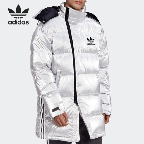 阿迪达斯三叶草男子连帽羽绒服