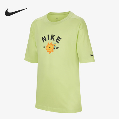 Nike/耐克正品当季训练休闲圆领大童运动短袖FJ7236-783