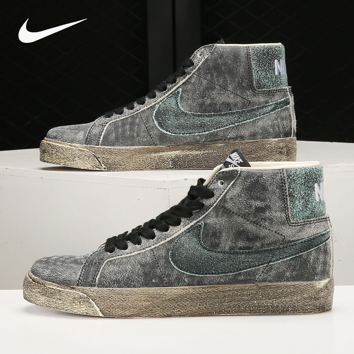 Nike/耐克正品SB Blazer Zoom 男女中帮经典滑板鞋 DA1839-001