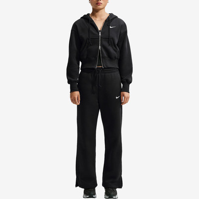 Nike耐克正品Phoenix Fleece女子连帽拉链短款卫衣HV2427-010