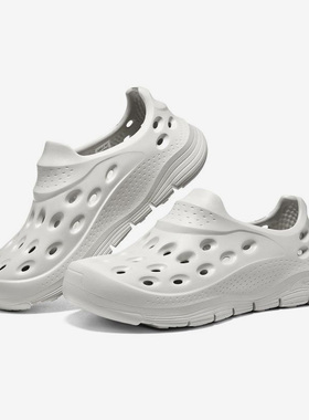 Skechers/斯凯奇正品夏季新款男子一脚蹬防滑透气洞洞鞋243240