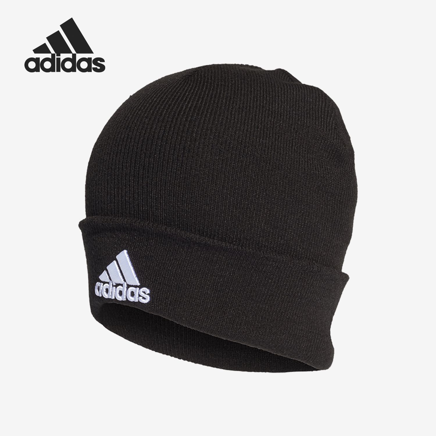 阿迪达斯男女运动保暖针织毛线帽