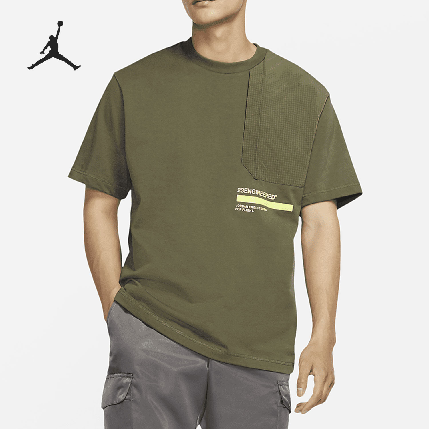 Nike/耐克正品Jordan 男子夏季运动休闲短袖T恤 DM3216-222