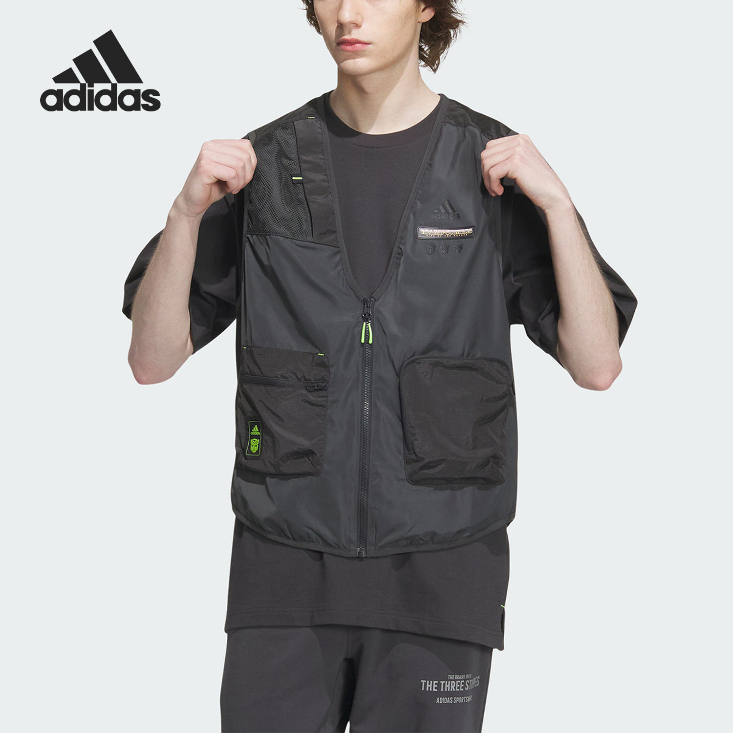 Adidas/阿迪达斯正品 TF VEST 男子舒适运动休闲马甲 IK3492
