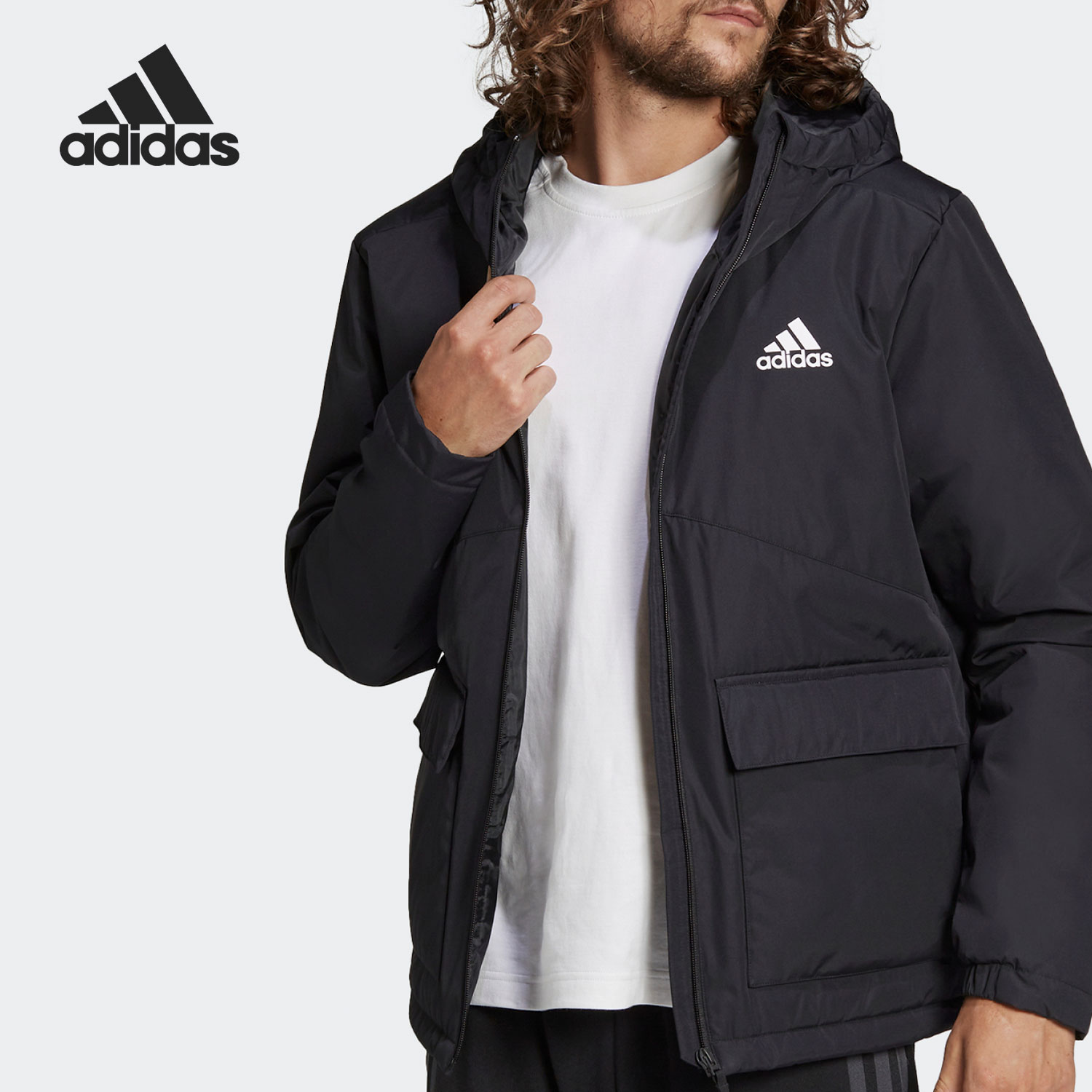Adidas/阿迪达斯男子运动棉衣