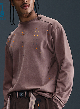 Nike/耐克正品2025秋季款男士休闲运动套头长袖上衣HJ9087-208