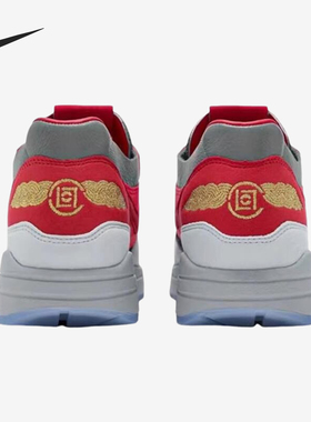 Nike/耐克正品CLOT x Air Max 1男女款缓震跑步鞋DD1870-600