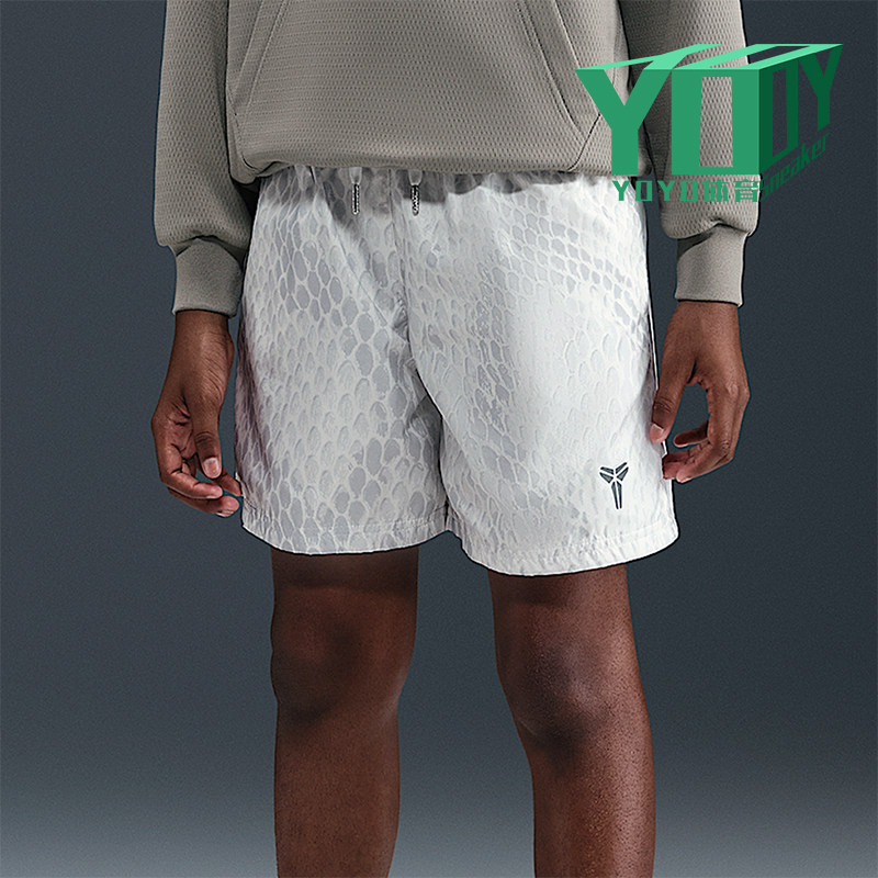 Nike/耐克正品2025 Kobe大童透气梭织训练篮球运动短裤IB7082-100