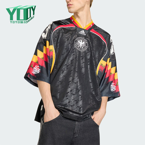 Adidas/阿迪达斯正品三叶草男士运动针织休闲球衣短袖T恤KD5980