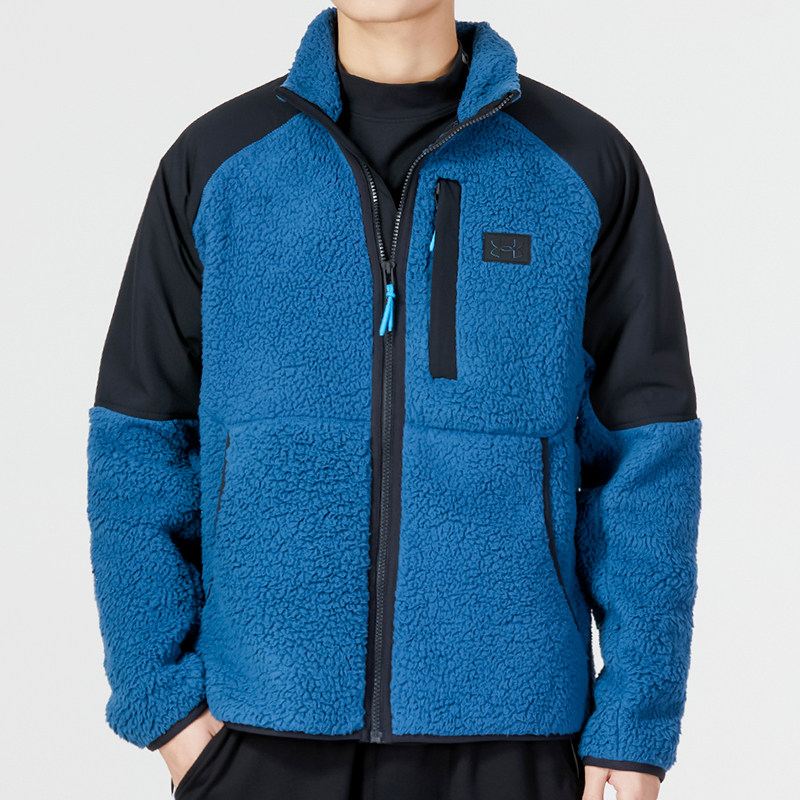 UA/安德玛正品运动男士户外保暖时尚休闲宽松针织外套1373655-437,运动服/休闲服装,运动茄克/外套,淘宝优惠券,粉丝福利购,淘宝优惠卷