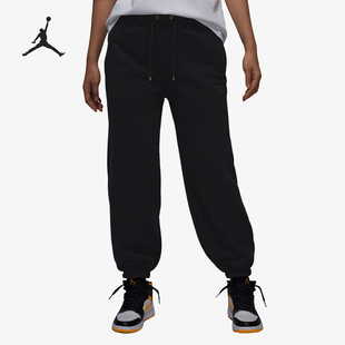 Nike JORDAN女士運動寬松加絨針織長褲 FB5114 010 耐克正品