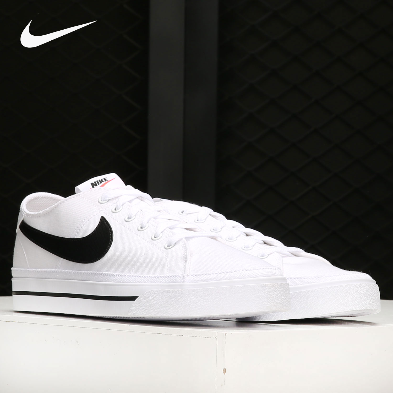Nike/耐克正品 当季新款男子小白鞋帆布休闲板鞋CW6539-101