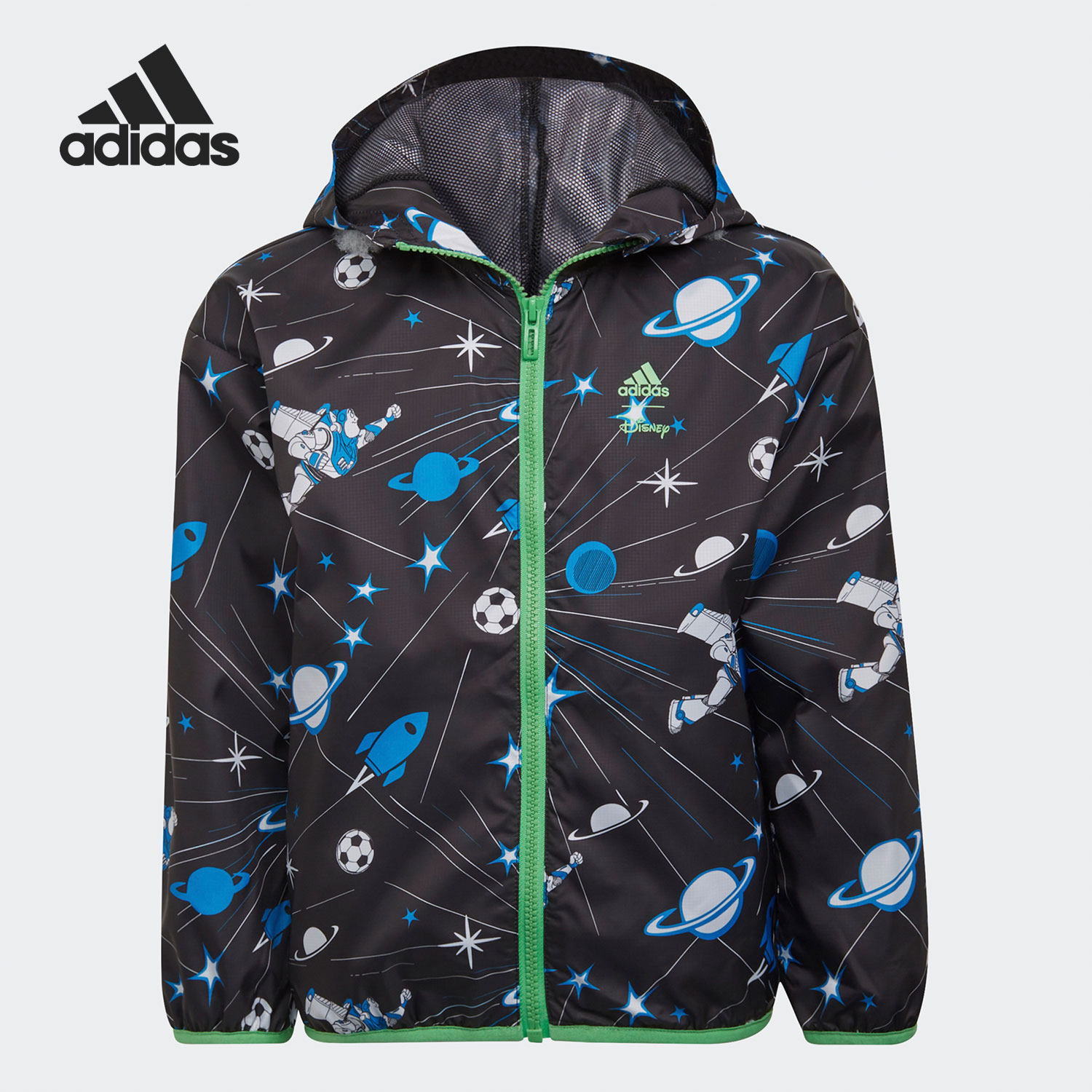 Adidas/阿迪达斯正品迪士尼联名小童运动连帽夹克外套 HA6597