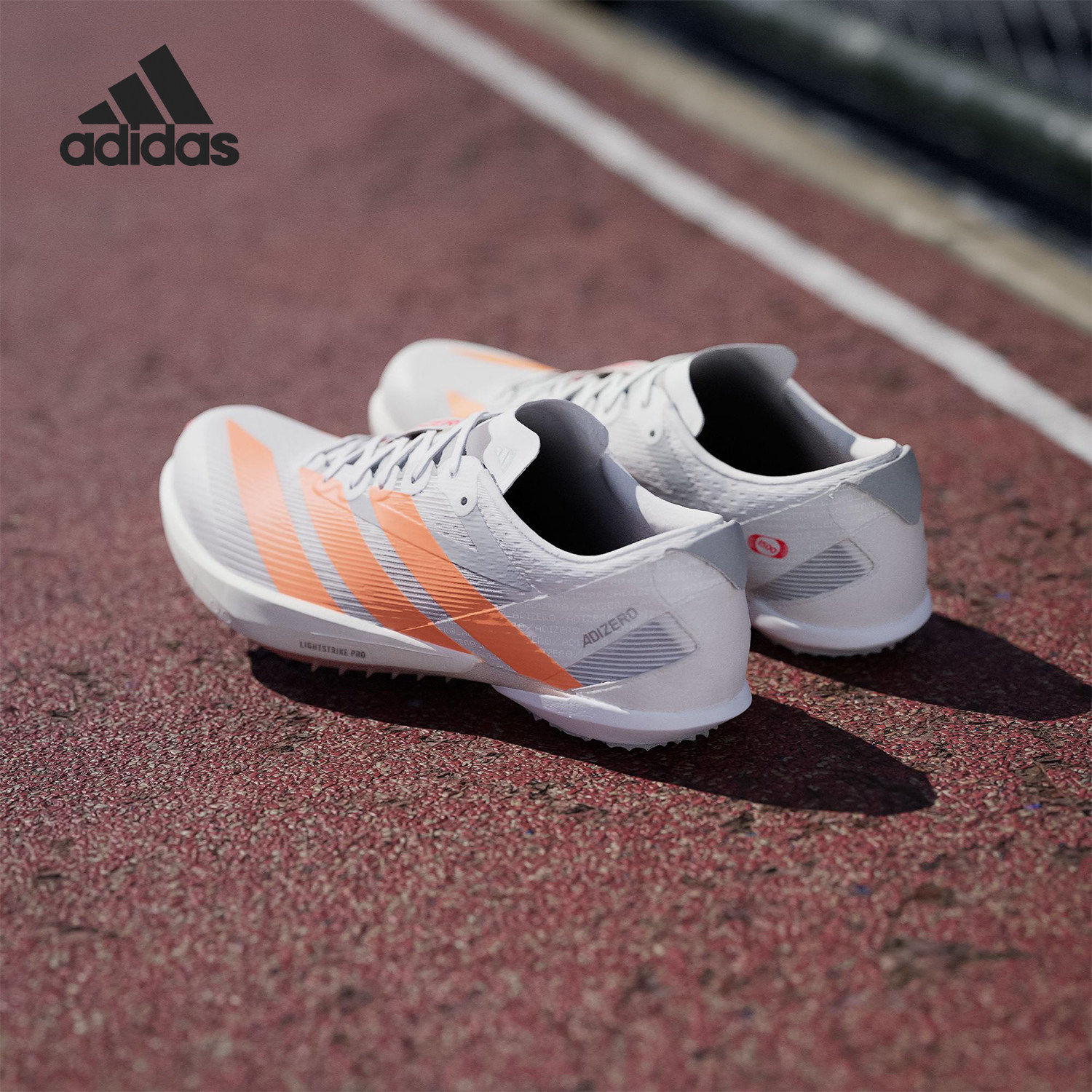 Adidas/阿迪达斯正品2025秋季款男女透气田径跑步钉鞋JQ5930