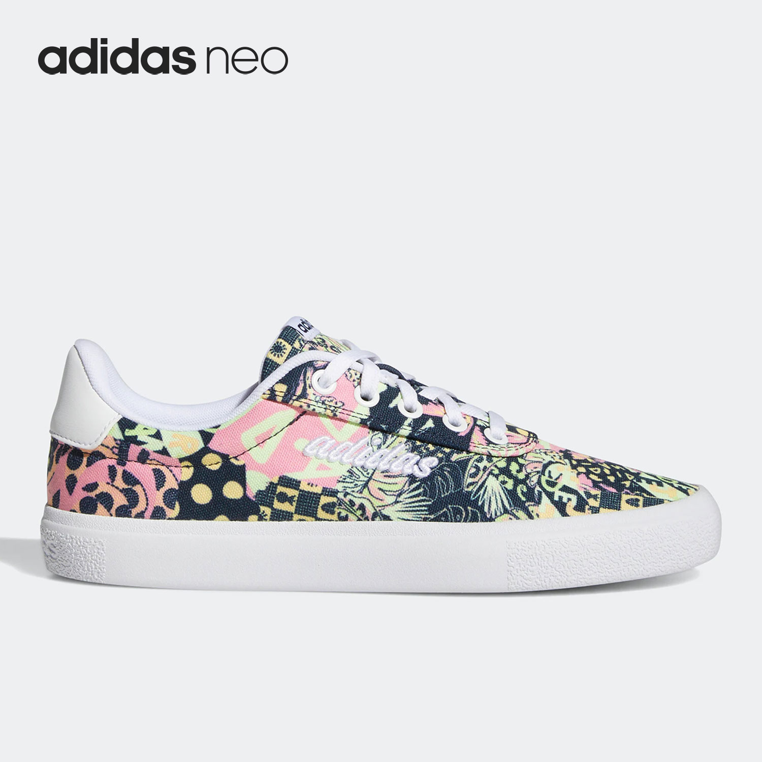 Adidas/阿迪达斯正品neo新款帆布鞋男女低帮休闲板鞋GZ5986