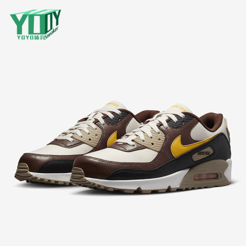 Nike/耐克正品Air Max 90男女低帮拼接气垫减震跑步鞋FD5810-201