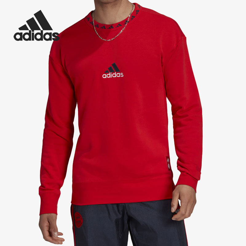 Adidas/阿迪达斯正品足球运动训练男子圆领套头卫衣GR0674