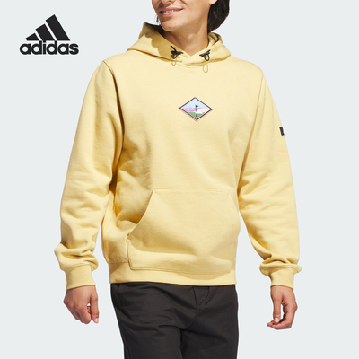 Adidas/阿迪达斯正品新款男士连帽舒适高尔夫运动卫衣IX9238