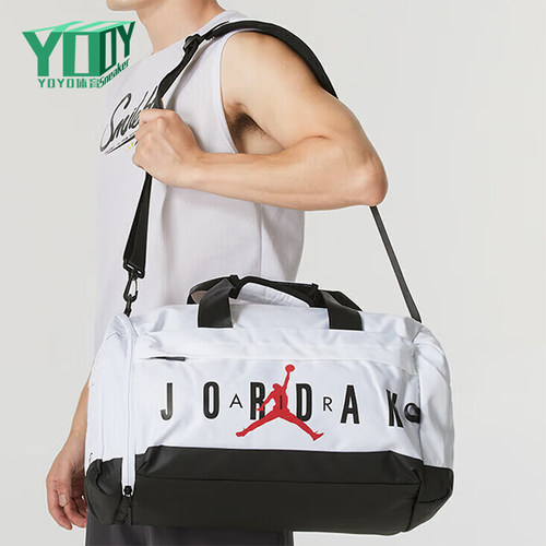 Nike/耐克正品JORDAN男女训练收纳运动经典行李包JD2243027GS-001