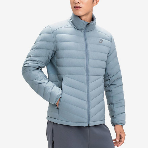 Asics/亚瑟士正品运动男士简约经典户外轻盈羽绒服2031E864-400