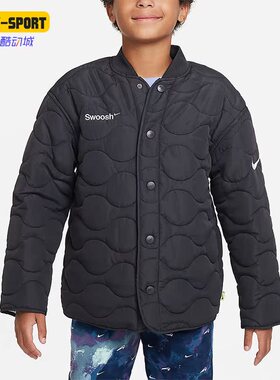 Nike/耐克正品冬季新款大童休闲保暖加厚耐磨运动棉服 FD9290-060