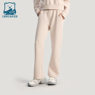 女士日常直筒针织运动长裤 Adidas 款 2025冬季 KH2689 阿迪达斯正品