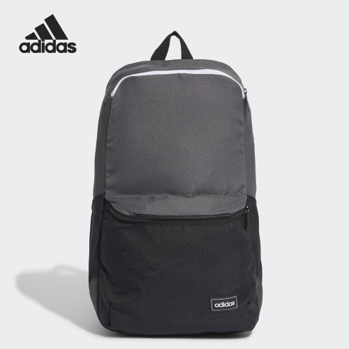 Adidas/阿迪达斯正品新款男女黑灰色简约经典休闲双肩背包ED0272