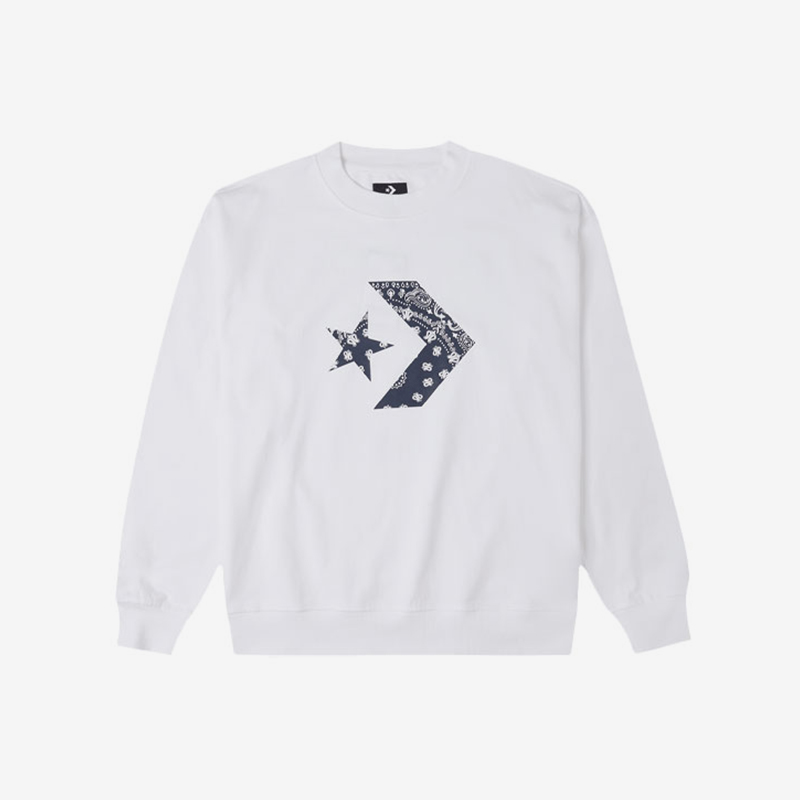 Converse/匡威正品新款男子时尚简约透气圆领卫衣10023164-A01