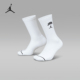 Nike 100 HJ2434 耐克正品 JORDAN男女针织透气运动袜一双装