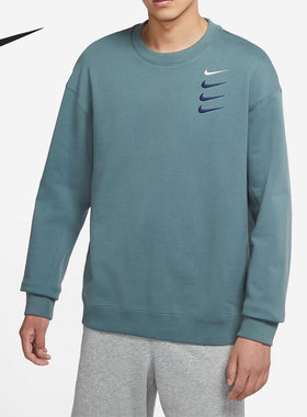 Nike/耐克正品男子刺绣三钩圆领运动卫衣套头衫 DB9408-387