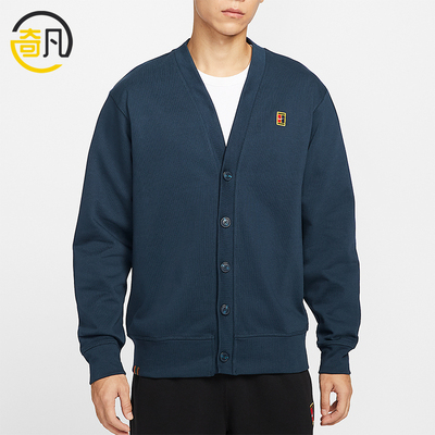 Nike/耐克正品Court Fairway男士长袖针织休闲运动开衫IM9362-478