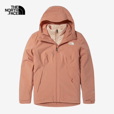TheNorthFace/北面女子秋冬户外防水棉内胆三合一冲锋衣4NFB|496Z
