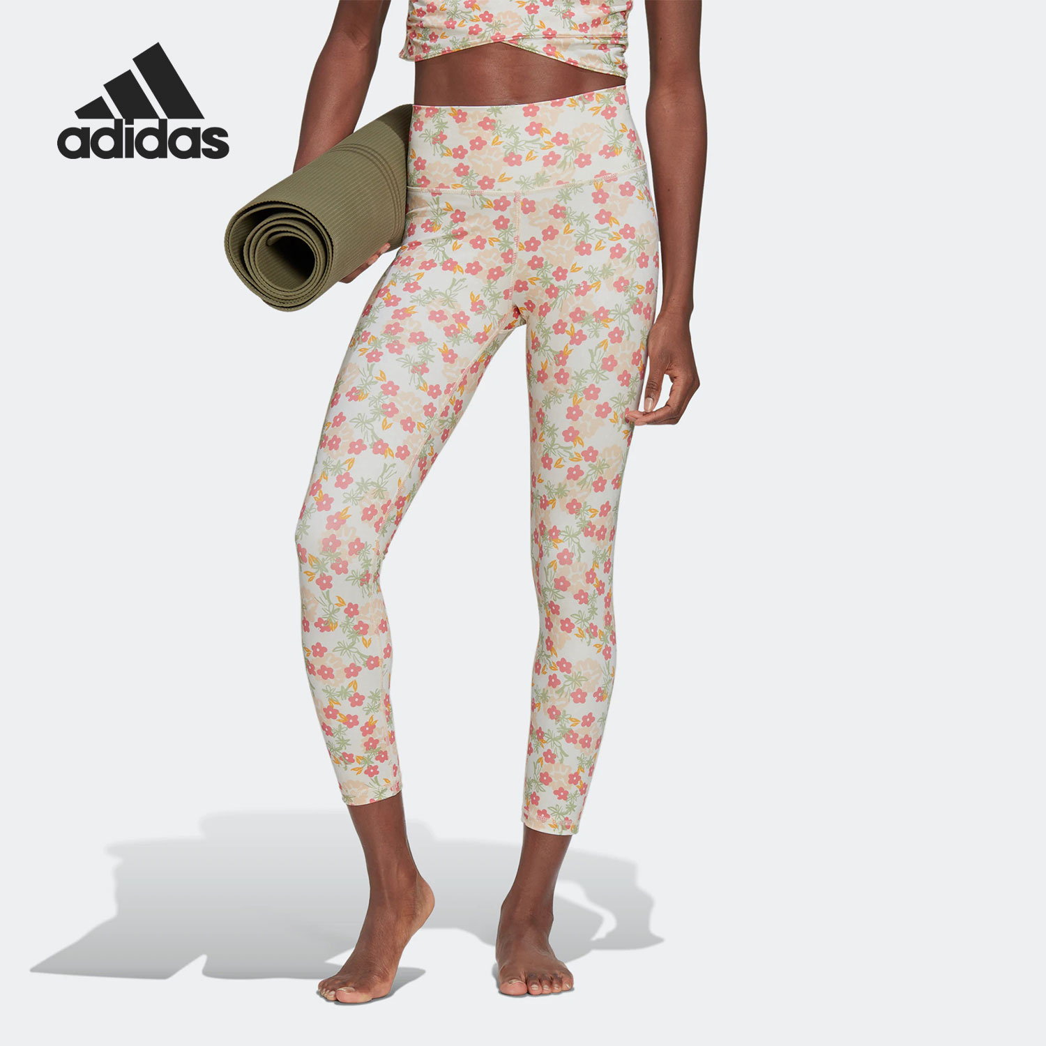 Adidas/阿迪达斯正品当季新款梭织女子运动紧身裤HS3630