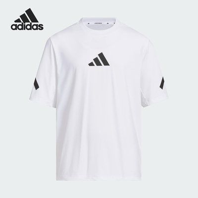 Adidas/阿迪达斯正品ZNE T-SHIRT儿童透气针织休闲短袖JL9282