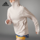 Adidas IQ3852 运动女士连帽卫衣套头衫 阿迪达斯正品 2024新款