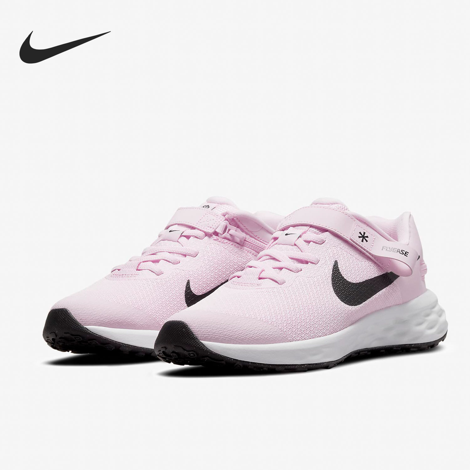 Nike/耐克正品魔术贴女子GS大童耐磨防滑跑步鞋DD1113-608