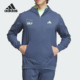 高尔夫男士 Adidas 阿迪达斯正品 半开拉链运动连帽卫衣IN9006