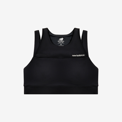 New Balance/NB正品2025新款女子健身瑜伽训练运动内衣WB21110-BK