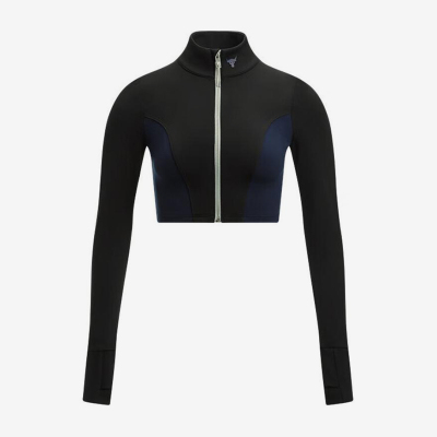 UA/安德玛正品新款女士拉链修身透气时尚潮流夹克外套1380194-002