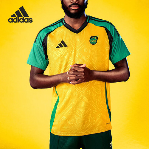 Adidas/阿迪达斯正品牙买加队球迷版男士足球运动短袖IT8541