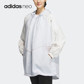 NEO女子运动休闲夹克外套IK3417 春季 Adidas 阿迪达斯正品